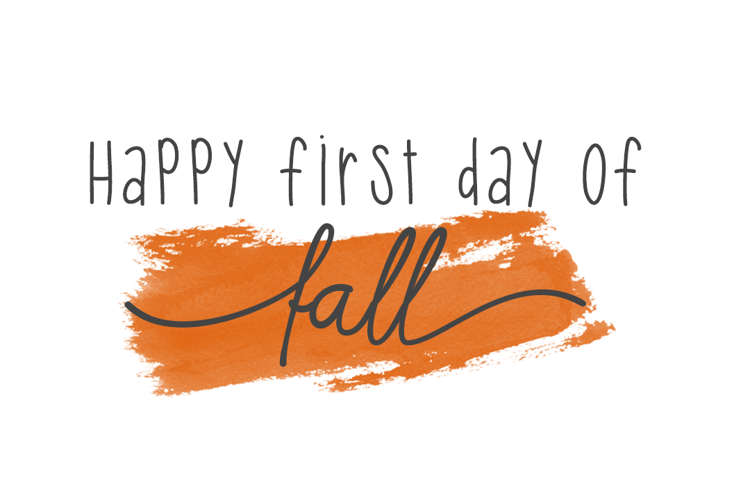 Happy first day of fall! | Erin Bunker